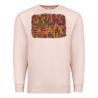 Pale Pink cinco de mayo leopard glitter Premium Sweatshirt - Artiststas