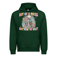 Forest Green bit of a mess but doing my best Urban Hoodie - MaliasSmallBusiness