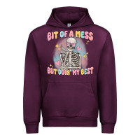Mauve Wine bit of a mess but doing my best Urban Hoodie - MaliasSmallBusiness