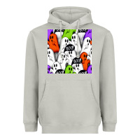 Moon Dust boo ghosts seamless pattern Heavyweight Hoodie - BundleAndBundleShop