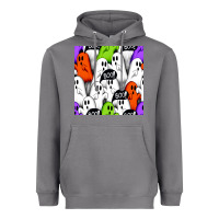 Storm boo ghosts seamless pattern Heavyweight Hoodie - BundleAndBundleShop