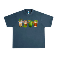 Midnight Navy frog coffee cups Urban Heavy Tee - texasbilliewilder