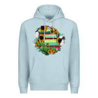 Blue Mist Chihuahua State Of Mexico Map Premium Hoodie - RanaPortraitStore