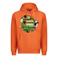 Carrot Chihuahua State Of Mexico Map Premium Hoodie - RanaPortraitStore