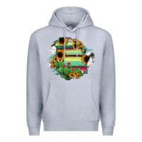 Heather Grey Chihuahua State Of Mexico Map Premium Hoodie - RanaPortraitStore