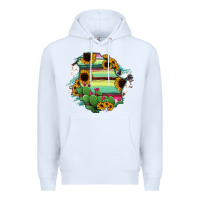 White Chihuahua State Of Mexico Map Premium Hoodie - RanaPortraitStore