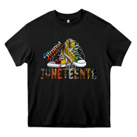 Black steppin into juneteenth Heavy Core Tee - SublimationCraftShop