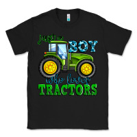 Black just a boy who loves tractors Classic Tee - Zillion Design Studio