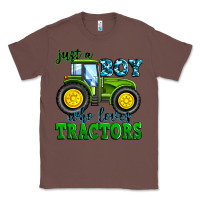 Chestnut just a boy who loves tractors Classic Tee - Zillion Design Studio