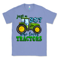 Colony Blue just a boy who loves tractors Classic Tee - Zillion Design Studio