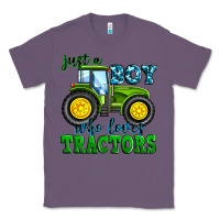 Lavender just a boy who loves tractors Classic Tee - Zillion Design Studio