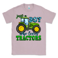 Lilac just a boy who loves tractors Classic Tee - Zillion Design Studio