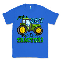 True Royal just a boy who loves tractors Classic Tee - Zillion Design Studio