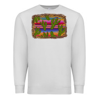 Dove Grey cinco de mayo leopard frame Premium Sweatshirt - Artiststas