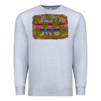 Heather Grey cinco de mayo leopard frame Premium Sweatshirt - Artiststas