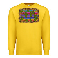 Lemon cinco de mayo leopard frame Premium Sweatshirt - Artiststas