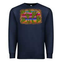 Navy cinco de mayo leopard frame Premium Sweatshirt - Artiststas