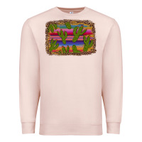 Pale Pink cinco de mayo leopard frame Premium Sweatshirt - Artiststas