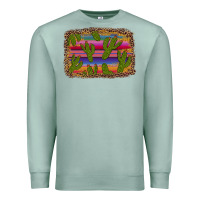Seafoam cinco de mayo leopard frame Premium Sweatshirt - Artiststas