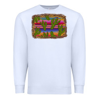 White cinco de mayo leopard frame Premium Sweatshirt - Artiststas