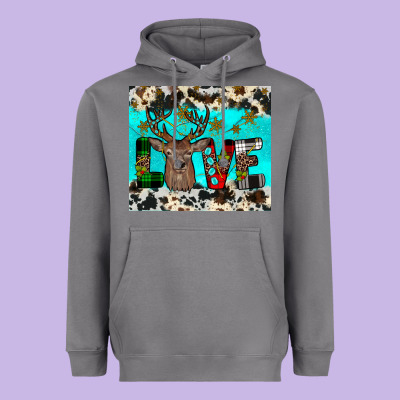 Christmas Love Heavyweight Hoodie Designed By Jahusdesignshop