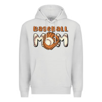 Dove Grey baseball mom Premium Hoodie - MaliasSmallBusiness
