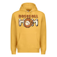 Mustard baseball mom Premium Hoodie - MaliasSmallBusiness