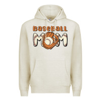 Oatmeal Heather baseball mom Premium Hoodie - MaliasSmallBusiness
