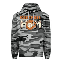 Slate Camo baseball mom Premium Hoodie - MaliasSmallBusiness