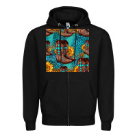 Black western boots seamless pattern Zipper Hoodie - HRA Design Shop