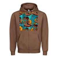 Chestnut western boots seamless pattern Zipper Hoodie - HRA Design Shop