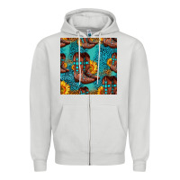 Dove Grey western boots seamless pattern Zipper Hoodie - HRA Design Shop