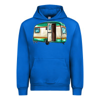 Cobalt caravan Urban Hoodie - MaliasSmallBusiness