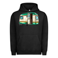 Pigment Black caravan Urban Hoodie - MaliasSmallBusiness