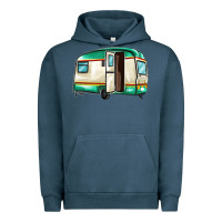 Pigment Midnight Navy caravan Urban Hoodie - MaliasSmallBusiness
