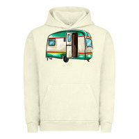 Pigment Pistachio caravan Urban Hoodie - MaliasSmallBusiness