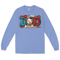 Colony Blue dad baseball Long Sleeve Tee - Zillion Design Studio