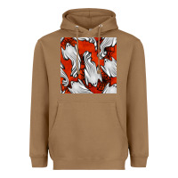 Toasted Coconut flying ghosts seamless pattern Heavyweight Hoodie - BundleAndBundleShop