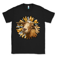 Black sunflower with goat Classic Tee - RanaPortraitStore