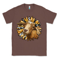 Chestnut sunflower with goat Classic Tee - RanaPortraitStore