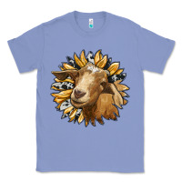 Colony Blue sunflower with goat Classic Tee - RanaPortraitStore