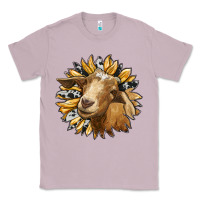 Lilac sunflower with goat Classic Tee - RanaPortraitStore