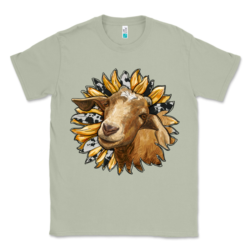 Sunflower With Goat Classic Tee by RanaPortraitStore | Teevron