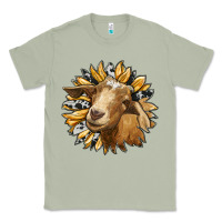 Matcha sunflower with goat Classic Tee - RanaPortraitStore