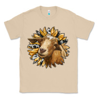 Mushroom sunflower with goat Classic Tee - RanaPortraitStore