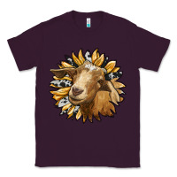 Plum sunflower with goat Classic Tee - RanaPortraitStore