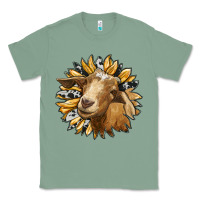 Sage sunflower with goat Classic Tee - RanaPortraitStore