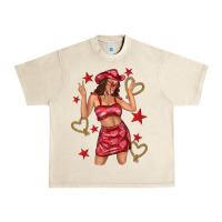 Sandshell heart cowgirl Urban Heavy Tee - texasbilliewilder