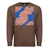 Chestnut american flag seamless pattern Premium Sweatshirt - BundleAndBundleShop