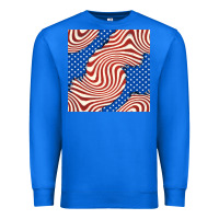 True Royal american flag seamless pattern Premium Sweatshirt - BundleAndBundleShop